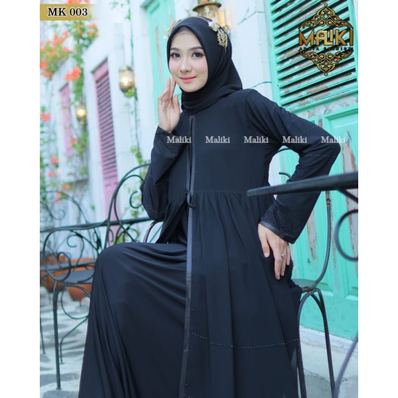 Gamis Abaya Hitam Payet Hitam