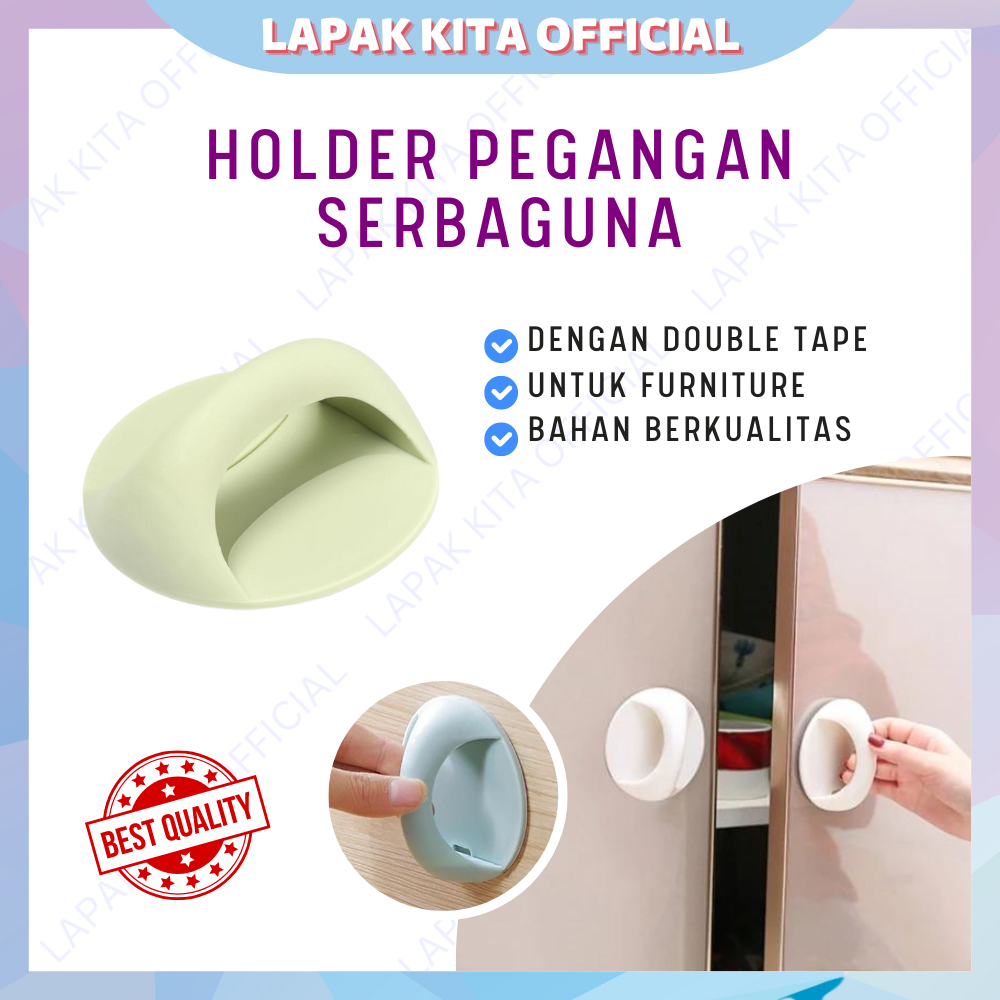 Pegangan tempel pintu laci serbaguna / Knop pegangan tempel laci lemari multifungsi / pegangan pintu