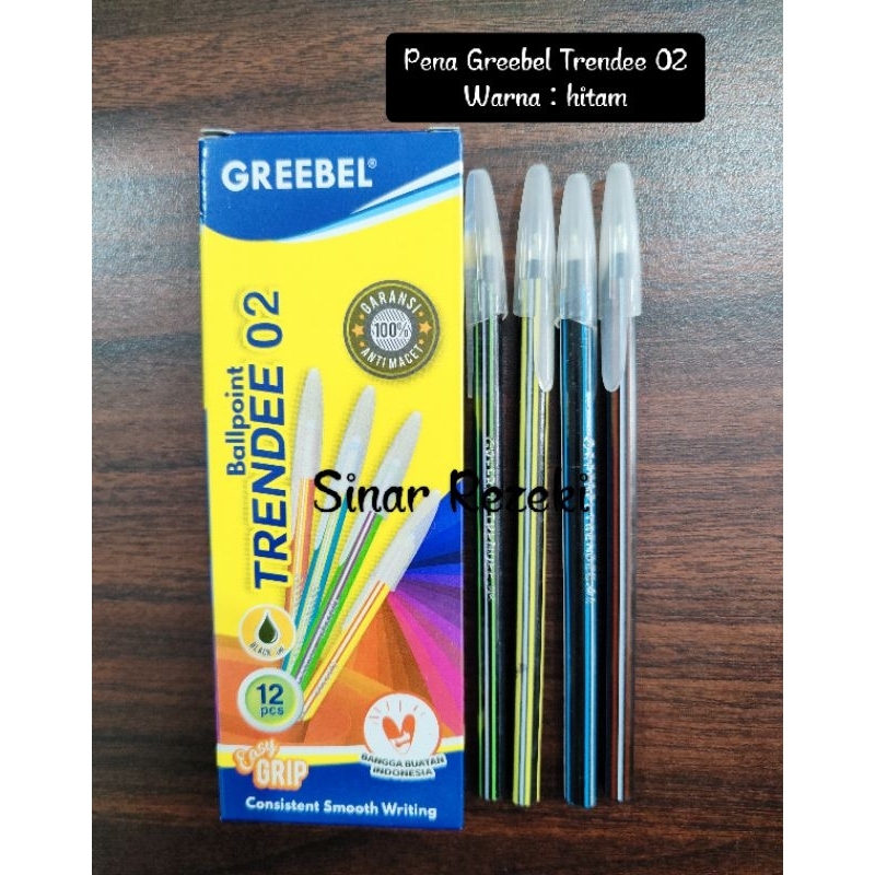 

12 buah!! Pena greebel trendee/pulpen greebel murah/pulpen ballpoint greebel