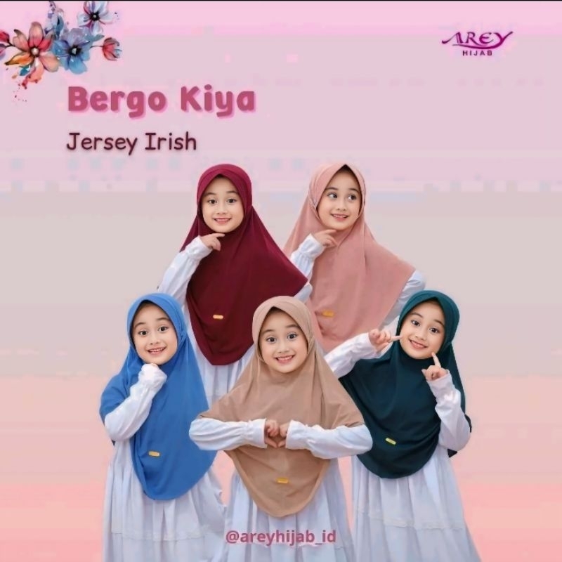 HIJAB KIYA HIJAB ANAK BERGO PAD TALI ORI AREY HIJAB