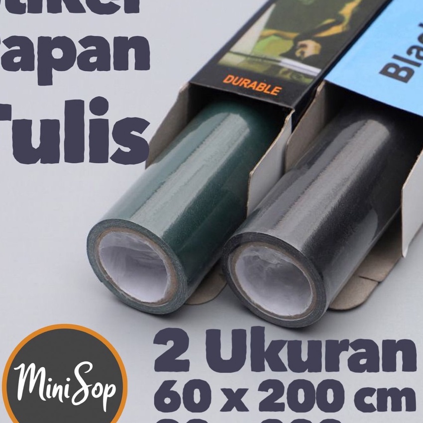 

FG2 Stiker Papan tulis Whiteboard Blackboard Spidol Kapur hitam putih hijau 6 x 2 9 x 2 tempel