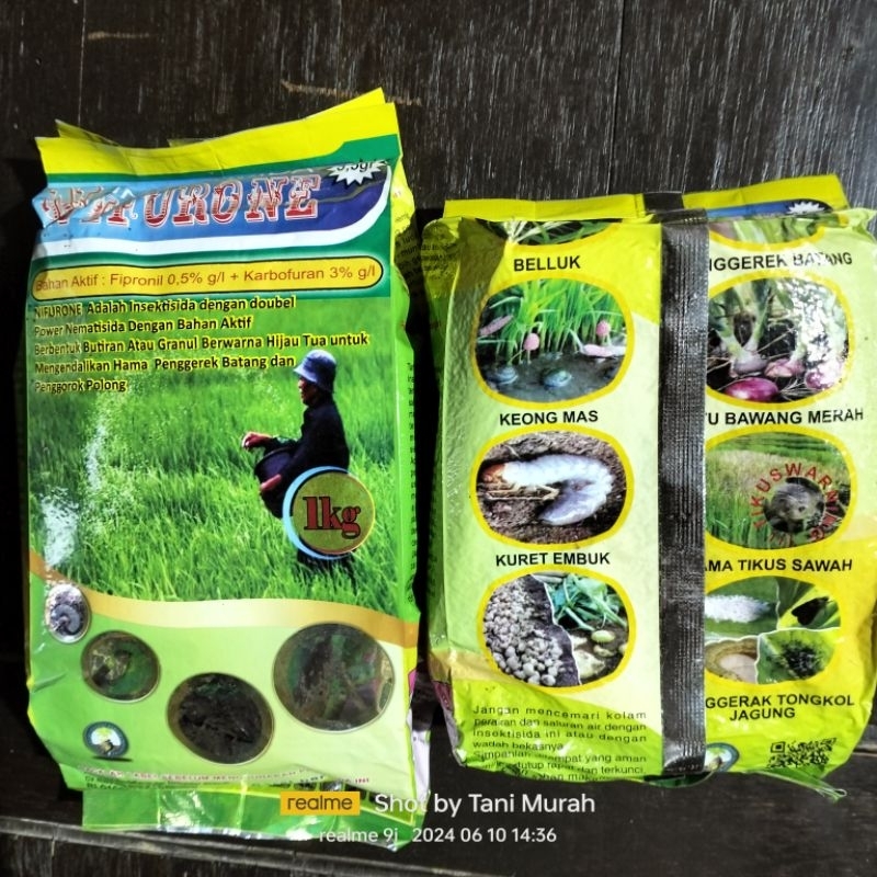 Nifurone 3.5 Gr Kemasan 1 Kg Karbofuran Dan Fipronil Basmi Orong Orong Sundep Uret Engkuk Usir Tikus