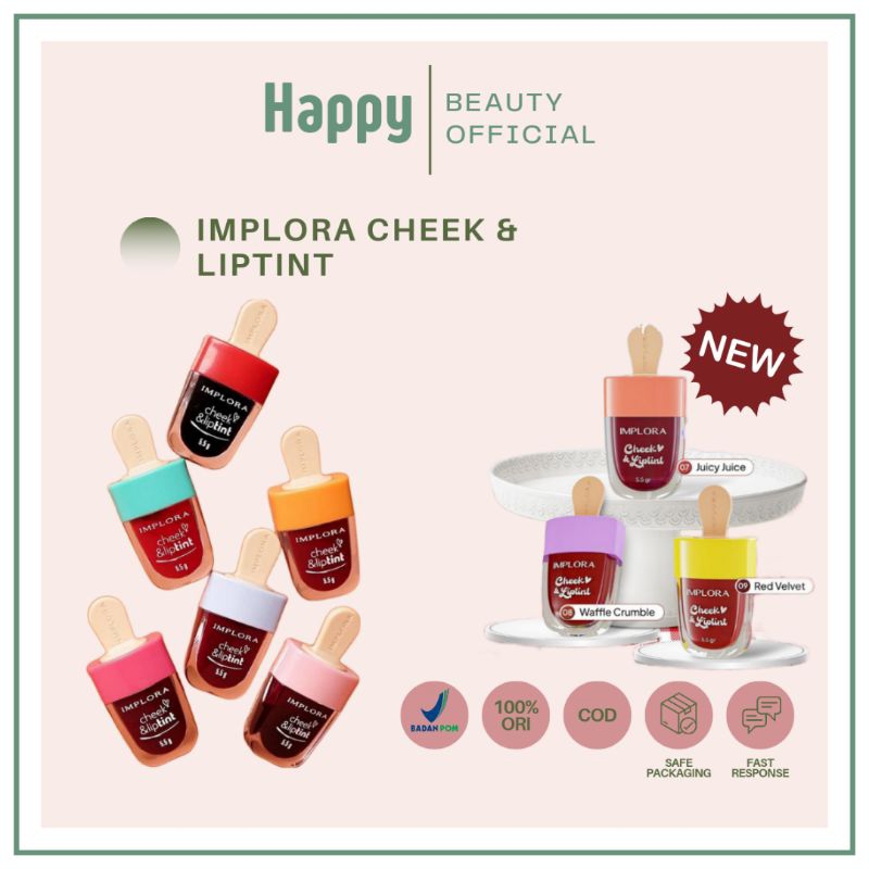 Happybeauty.ofc || Implora Cheek & Liptint - Implora Cheek And Liptint - Implora Liptint - Liptint I