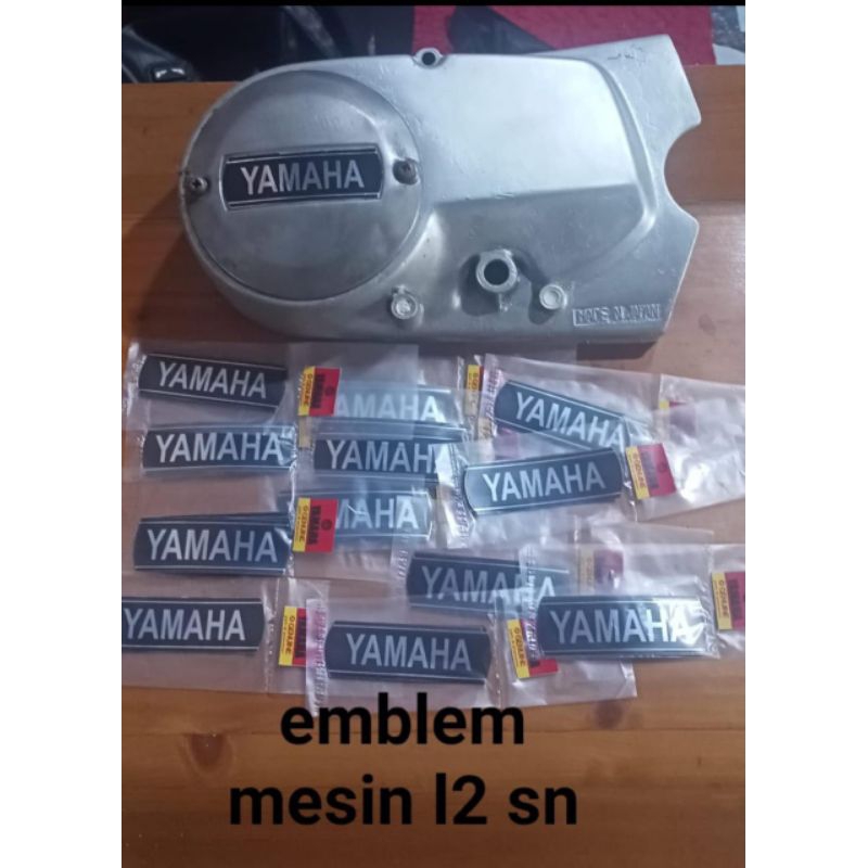 emblem logo stiker mesin yamaha l2sn l2 super l2super