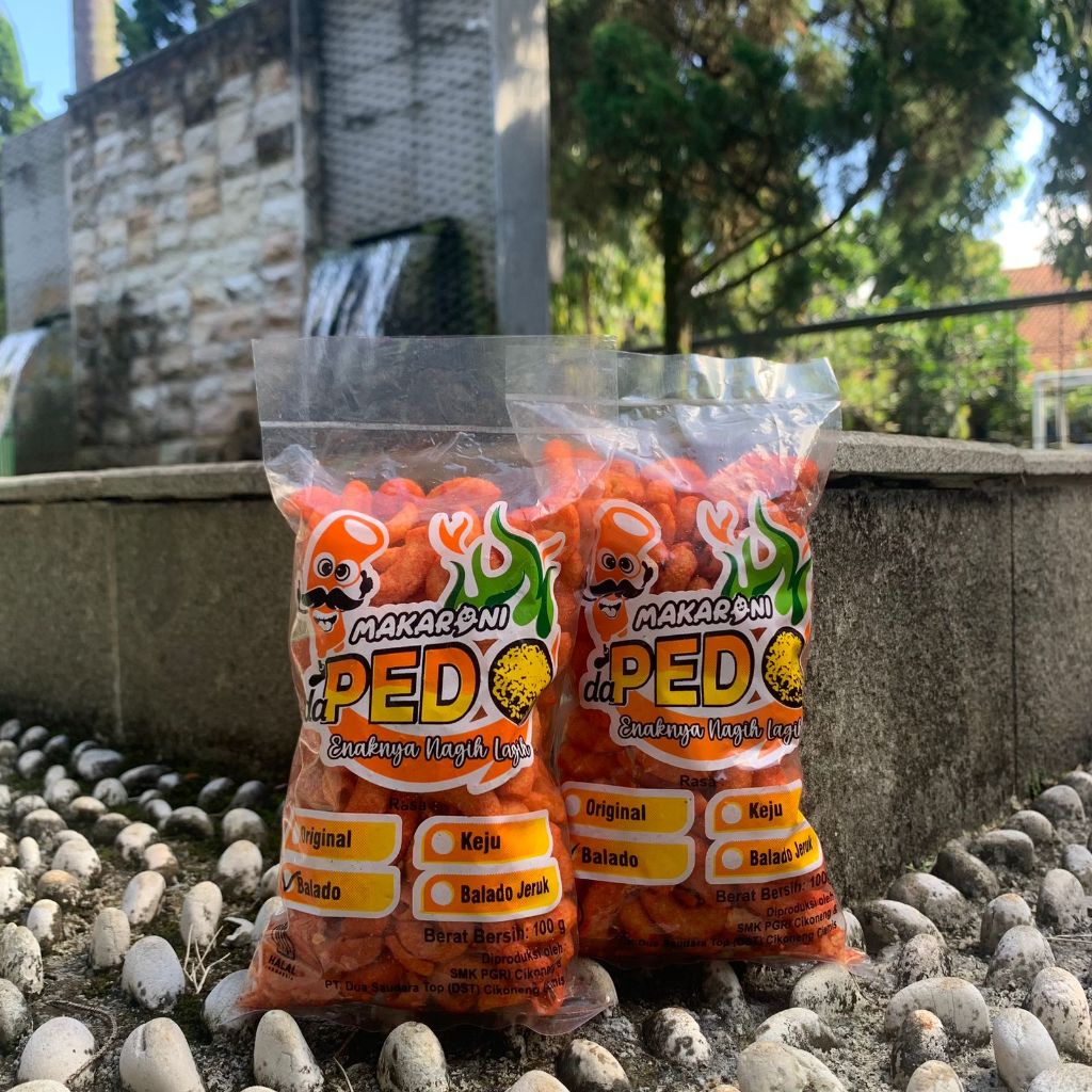 

Dapedo Makaroni Balado / Makaroni Balado Pedas Manis /Makaroni Dapedo Varian Balado ukuran 100 gram