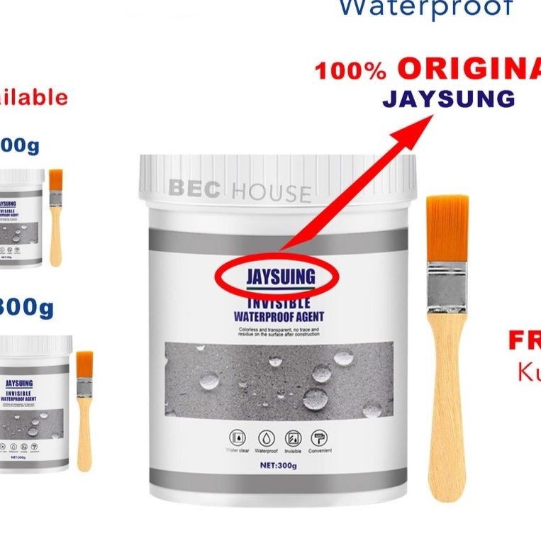 

Flash Sale FAUS Lem Transparan Jaysuing Cat Anti Bocor Invisible Waterproof Insulating Sealant KERAMIK KAMAR MANDI KOLAM