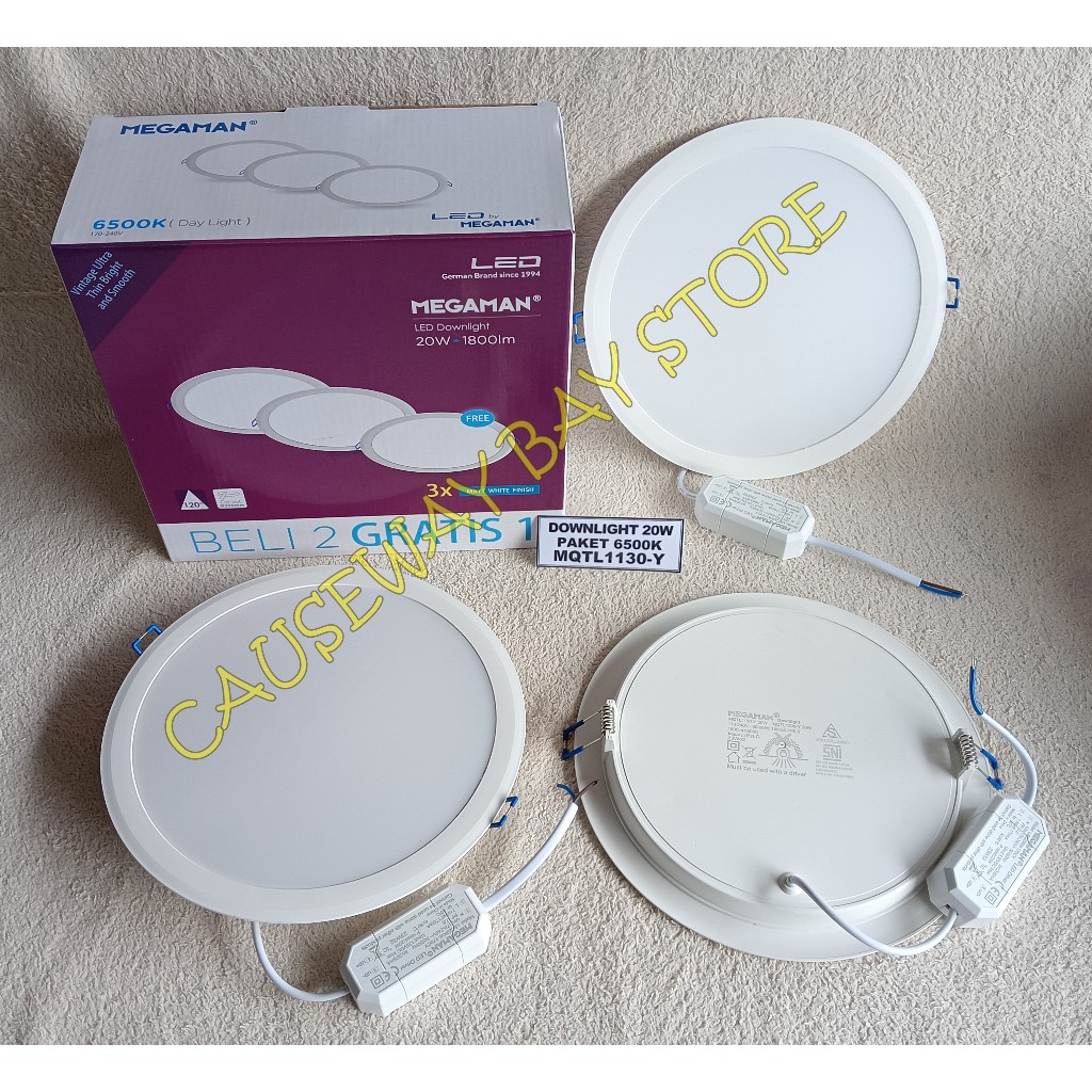 DOWNLIGHT 20W IB PAKET MEGAMAN