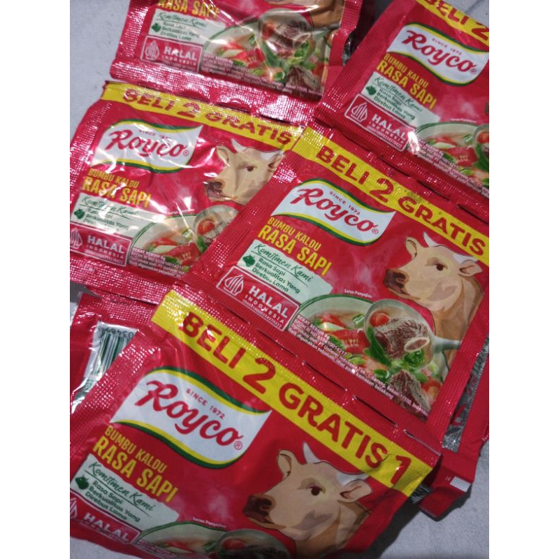 

Royco sapi ecer (2000 dpt 4pcs )