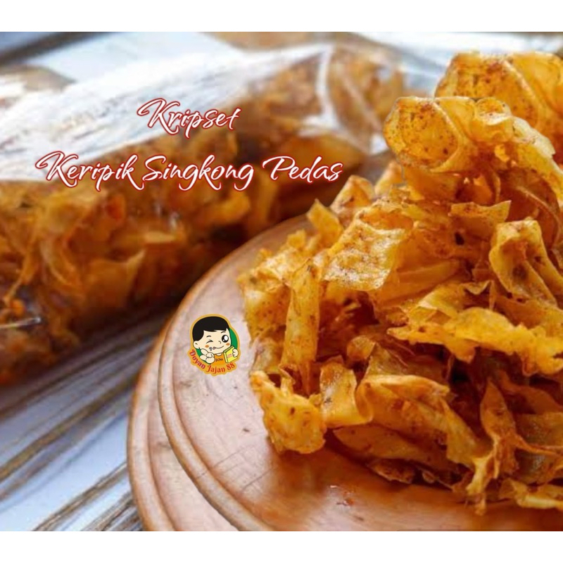 

KRIPSET KERIPIK SETAN SINGKONG PEDAS 250GR