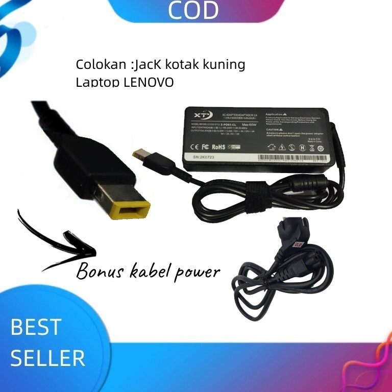 KODE I49Z Adaptor charger laptop lenovo 2v 325a USB G57 5942799 S4 G445 Z57 Z475 S215