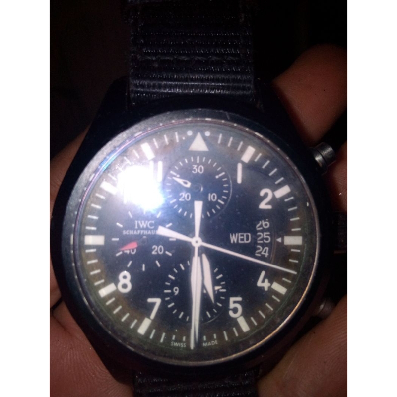 jamtangan IWC TOP GUN automatic second