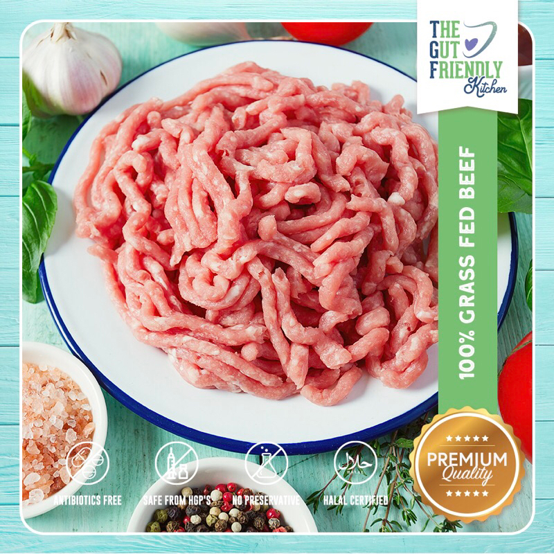 

GRASSFED PREMIUM Ground Veal (Daging Sapi Muda Giling) NZ 500gr The Gut Friendly