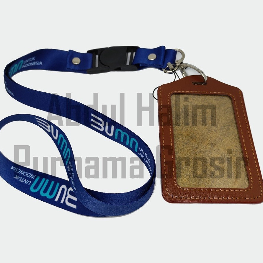 

FG2 Tali gantungan Lanyard Idcard Id card BUMN P 9cm L 2cm Printing BUMN