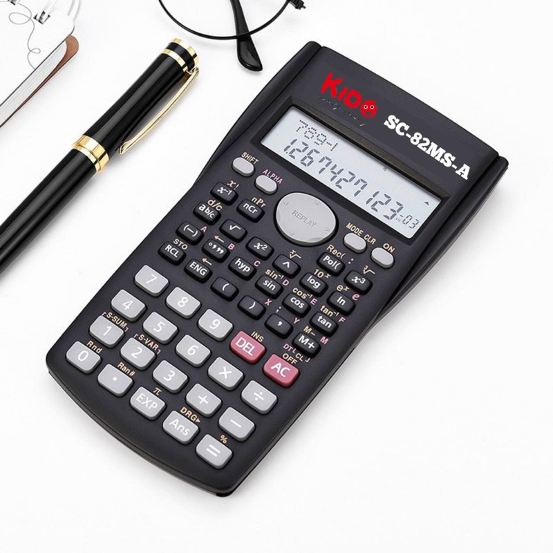 

SIS Kalkulator Sekolah Scientific KIDO SC-82MS-A 10 Dit - Calculator Ilmiah Ujian Sin Cos Tan
