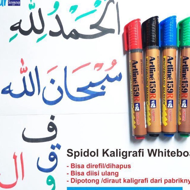 

KP8 SPIDOL KALIGRAFI ARTLINE BERSAR UKURAN 5 MM WHITEBOARD BISA DIHAPUS BISA ISI ULANG
