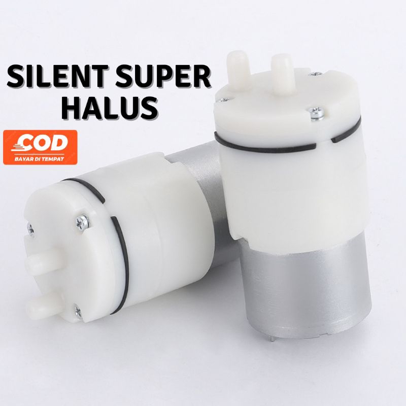 Pompa Aerator DC 5V 2 Lubang - Dinamo Pompa ASI 3-6V Air Pump