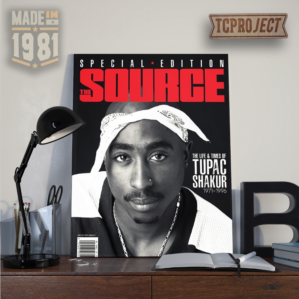 Tupac Shakur The Secure Poster Kayu Dekorasi Dinding wall decor (40x30)
