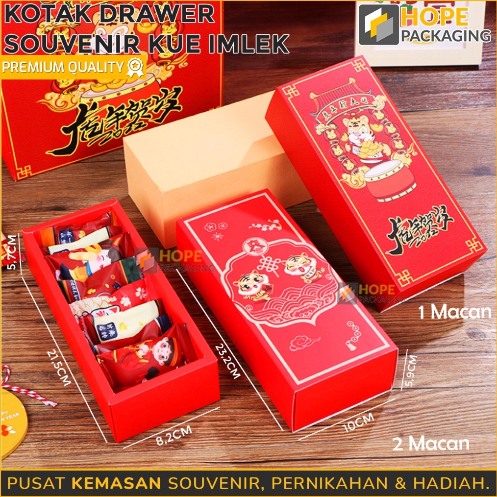 

MURRRMERRR Kotak Cake Box Panjang Souvenir Imlek Kotak Kue Imlek Kotak Kue Keranjang Box Panjang Box Hadiah Kotak Imlek Souvenir Permen Cookies