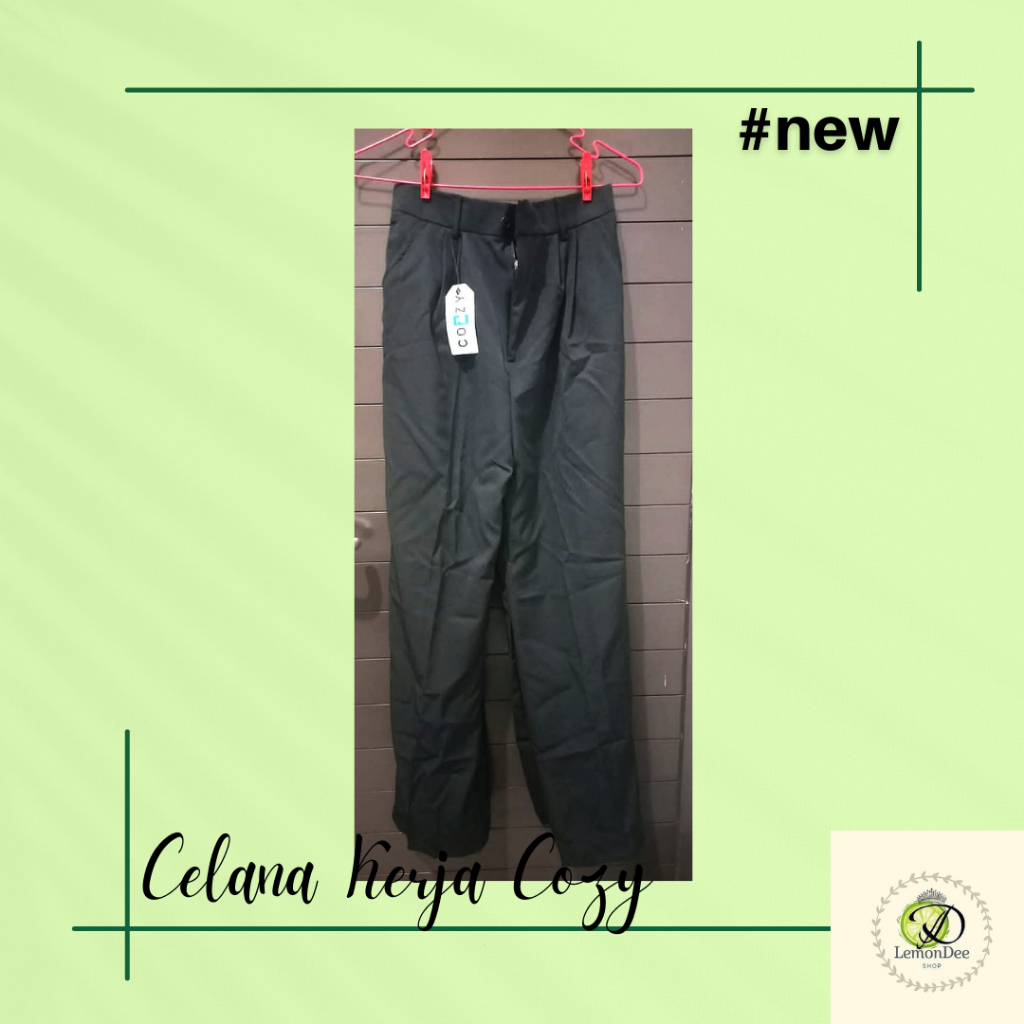 Celana kerja highwaist new i choose Cozy