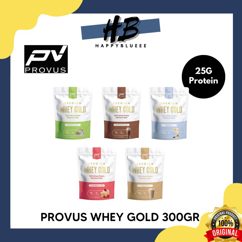 PROVUS PREMIUM WHEY GOLD 300 GRAM 100% WHEY PROTEIN