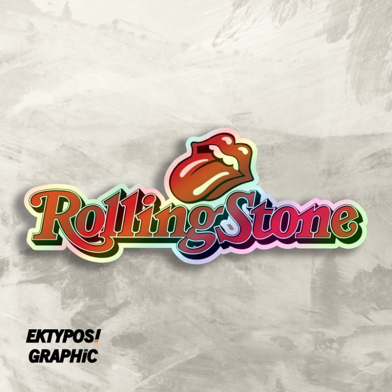 

Sticker hologram Rolling Stone