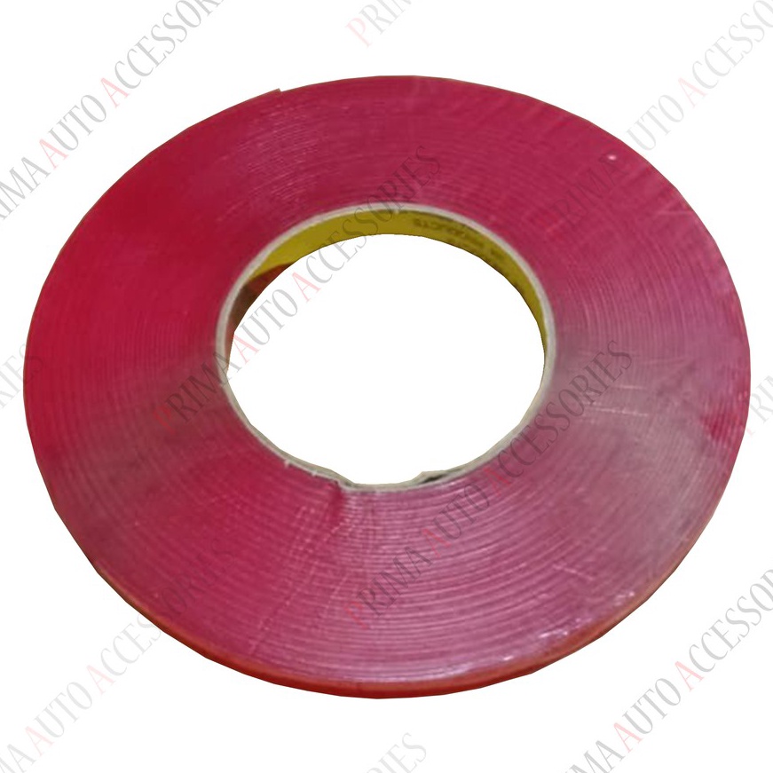 

Sale Perekat Double Tape 3MM Merah Transparan 1mm X 15 meter