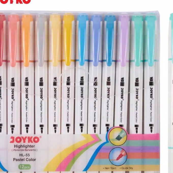 

Cashback Stabilo Highlighter Joyko HL55 12 Warna Dual Tip