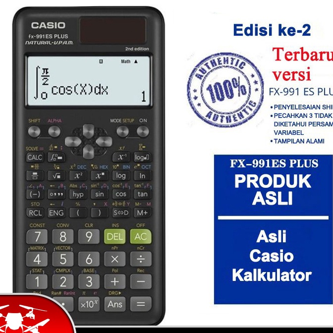 

KP8 Kalkulator Scientific Casio ilmiah FX991EX991ESPlus Kalkulator Casio Scientific Calculator Casio Scientific