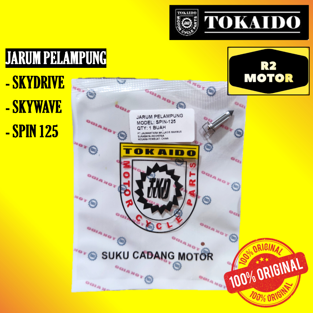 TKD VENTILATOR JARUM PELAMPUNG KARBURATOR SKYDRIVE SKYWAVE SPIN 125 TOKAIDO MURAH KUAT PRESISI