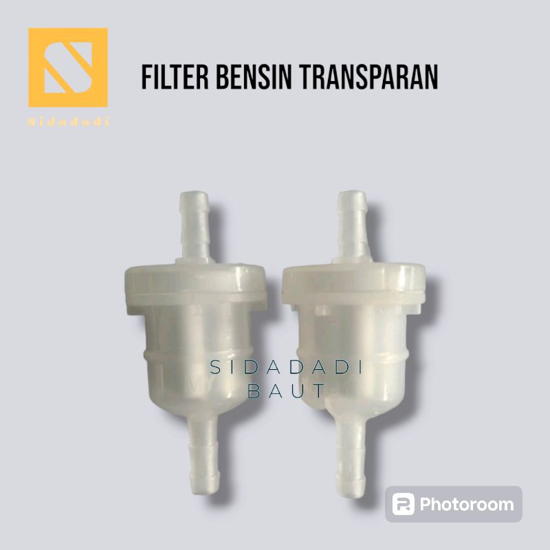 Filter bensin bening / filter bensin transparan