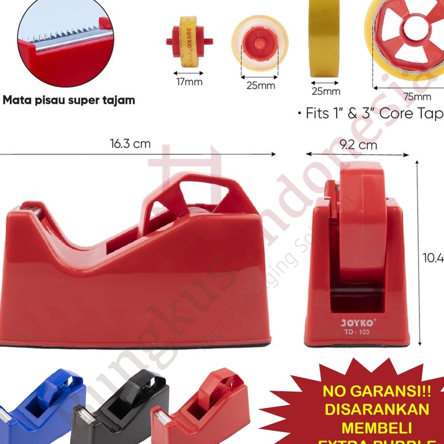 

KP8 Tape Dispenser Joyko TD 13 Pemotong Tempat Lakban