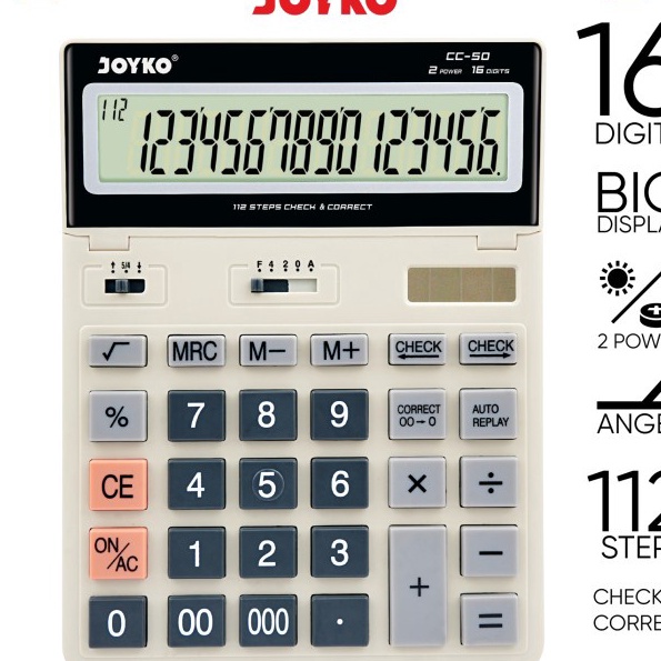 

Beli Calculator Kalkulator Joyko CC5 16 Digits