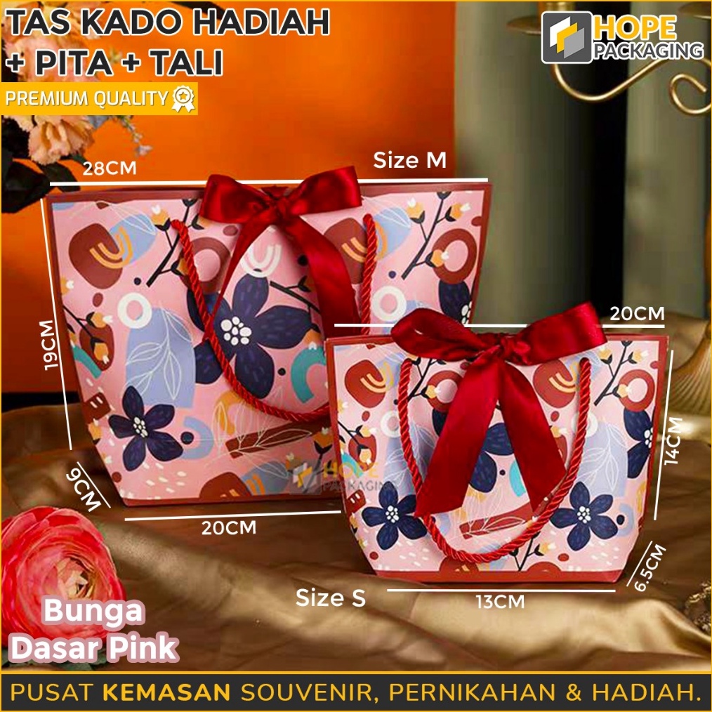 

TERMURAH Tas Kado Ulang Tahun Pita Size S 2x14x135x 7 cm Goodie Bag Premium Tas Hadiah Tas Souvenir Wedding Tas Bingkisan Anak Kantong Kertas Kado Paper Bag Tas Pita Motif