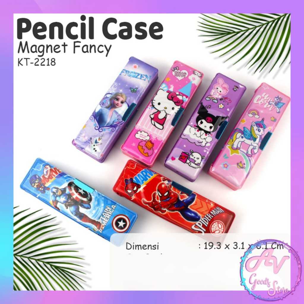 

KOTAK PENSIL MAGNET TANPA RAUTAN / TEMPAT PENSIL MAGNET KARAKTER KT2218