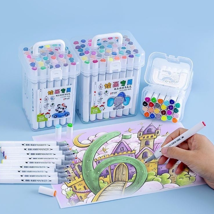 

Sale 122436 Warna Sketsa Spidol UniversalSet Spidol Universal Berkepala DuaPenanda Anime Kuas Seni