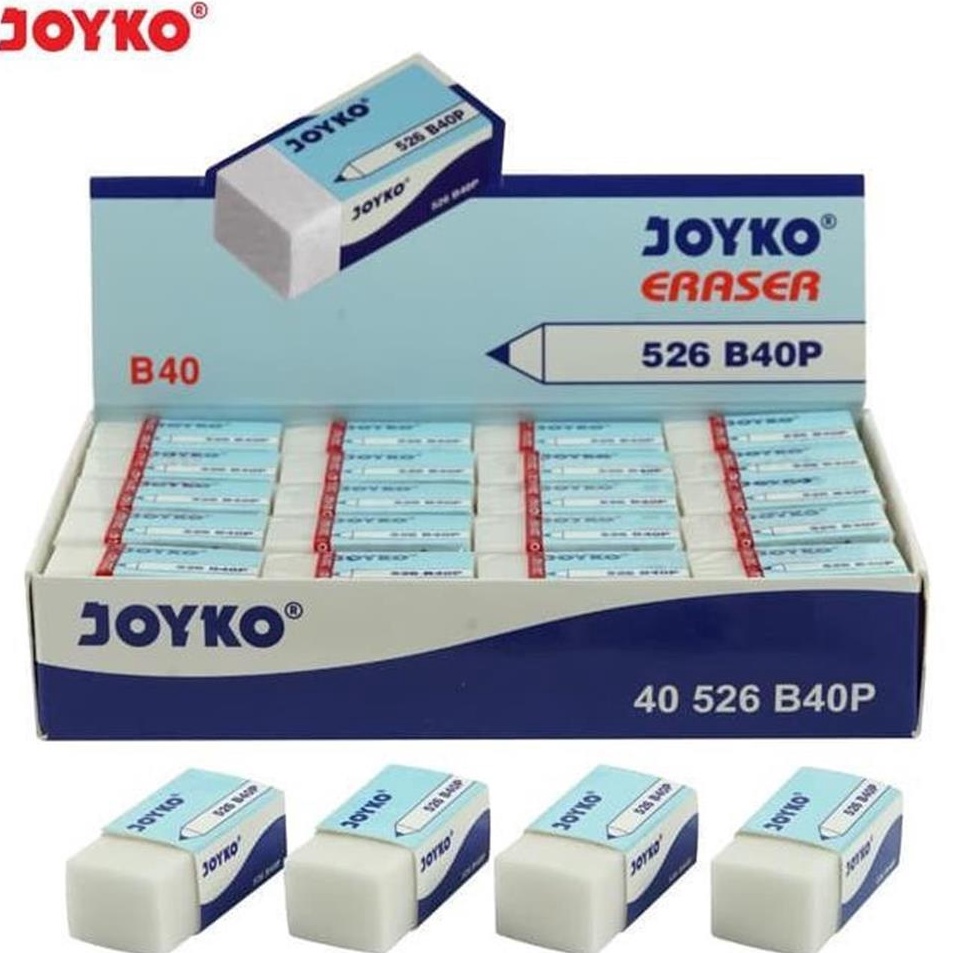 

Penghapus Stip Joyko Putih Kecil 4PCS