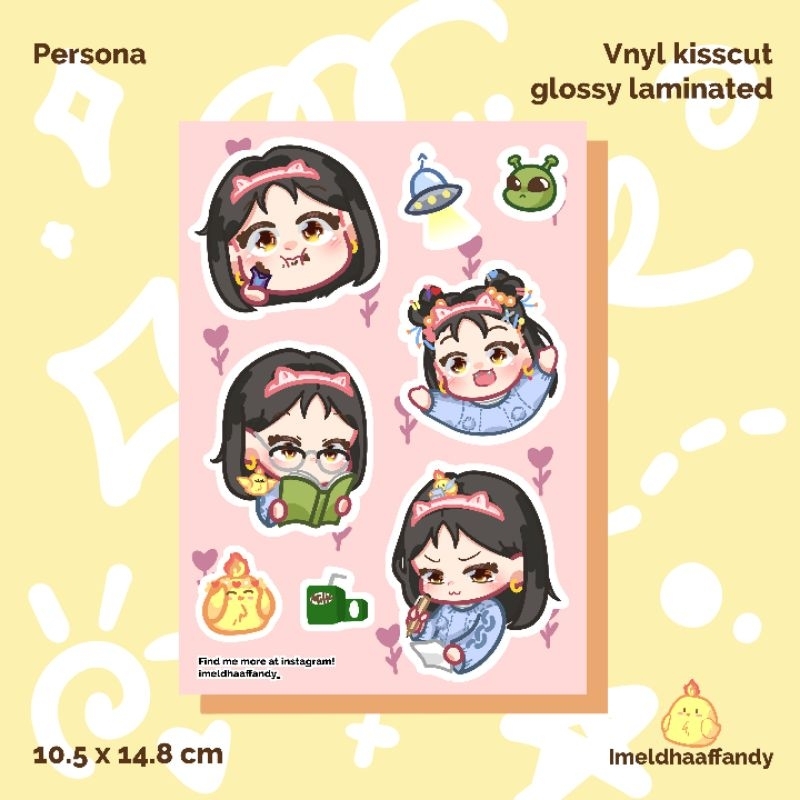 

[imeldhaaff] Sticker sheet character