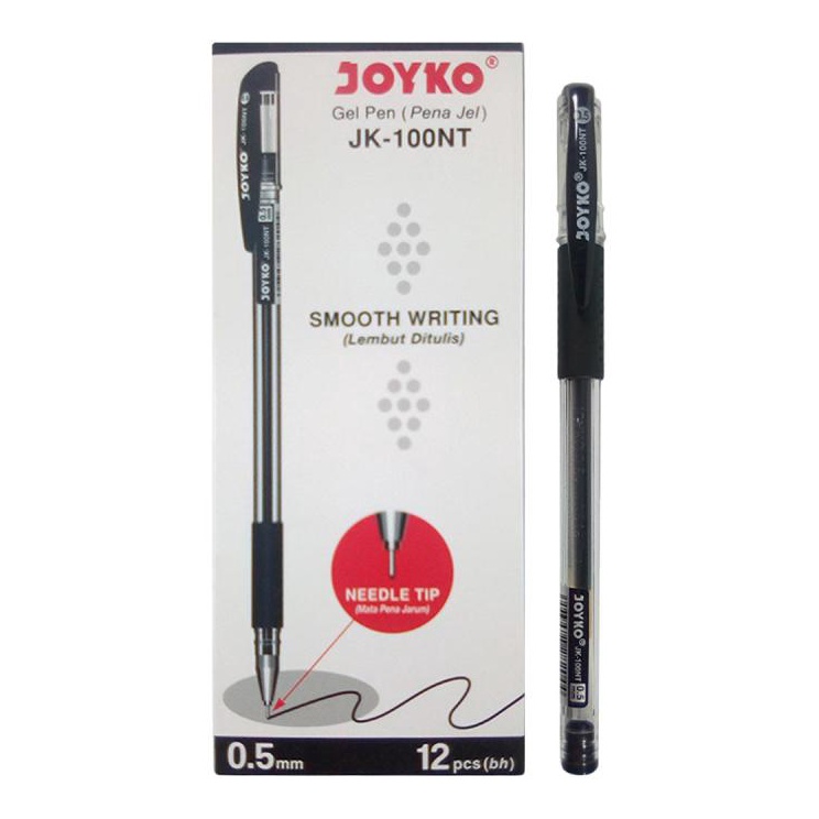 

Ready Pulpen Gel Pen Joyko JK1NT Track Gel 5 mm Lusinan 12 pcs