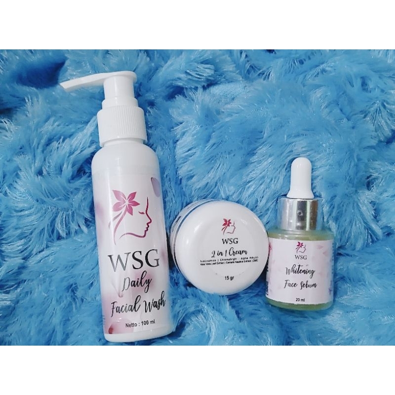 WSG 2in1 BPOM 15 gr + sabun + serum