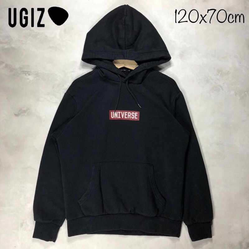 Hoodie Hitam Second Brand Ugiz