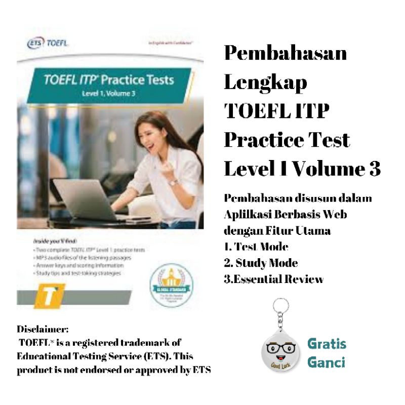 Pembahasan TOEFL ITP Practice Test Level 1 Volume 3 Berbasis Web