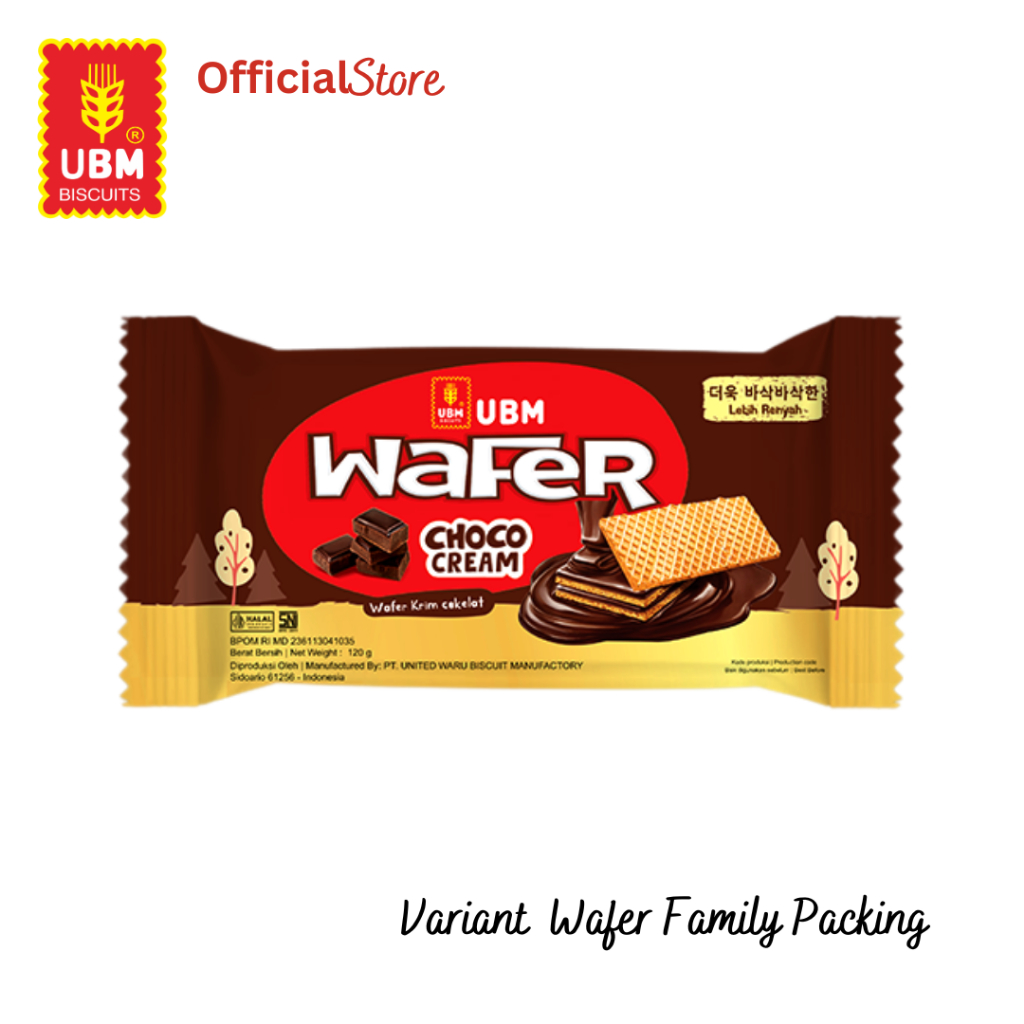 

UBM Biscuit Wafer Choco Cream 120 gr