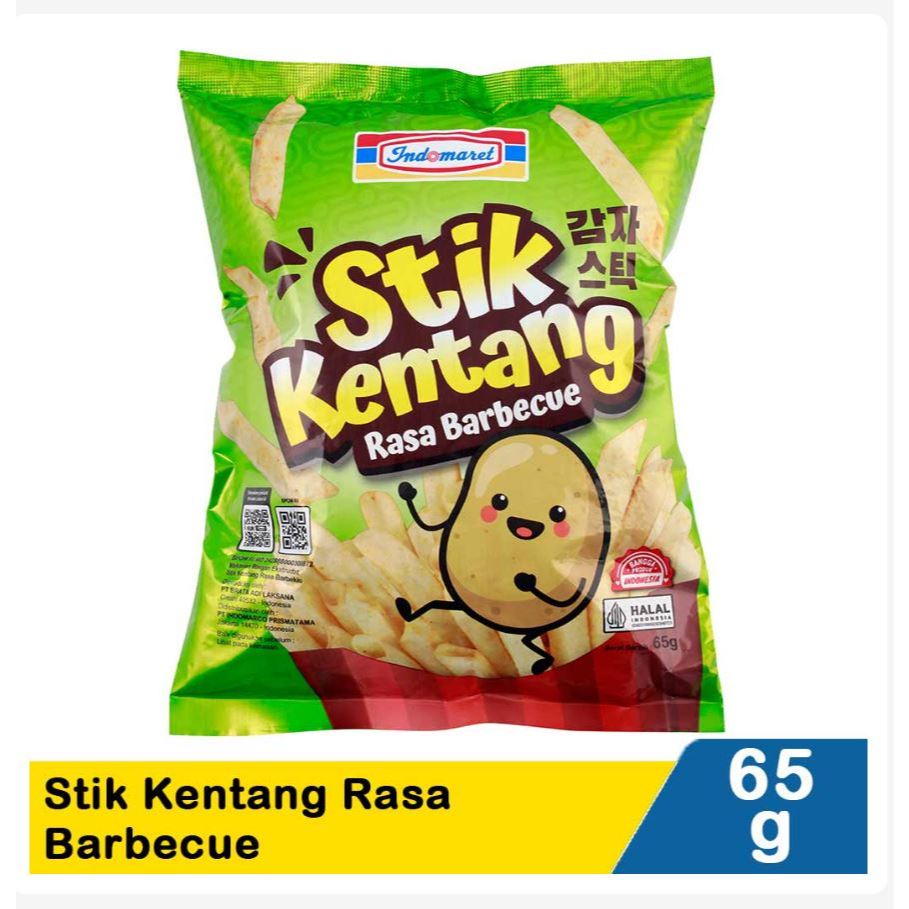 

Indomaret Stik Kentang Barbecue 65 gr