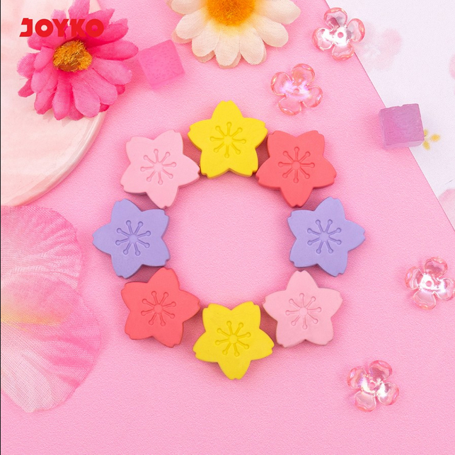 

Penghapus Eraser Joyko ER-142 Sakura Flower 1 Pack isi 4 Pcs