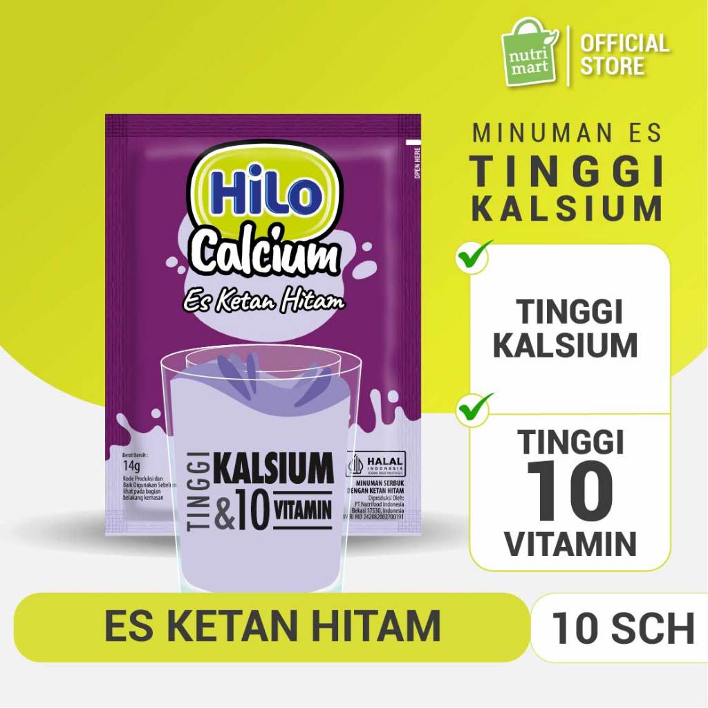 

HiLo Es Ketan Hitam 10 Sachet - Minuman Serbuk