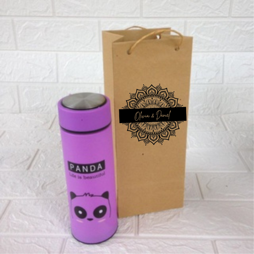 

PAPERBAG BOTOL Bisa Custom Ukuran 10 X 8 X 25 CUSTOM WEDDING