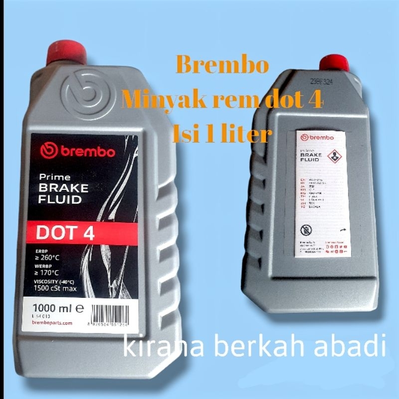 MINYAK REM BREMBO DOT 4 ISI 1LITER