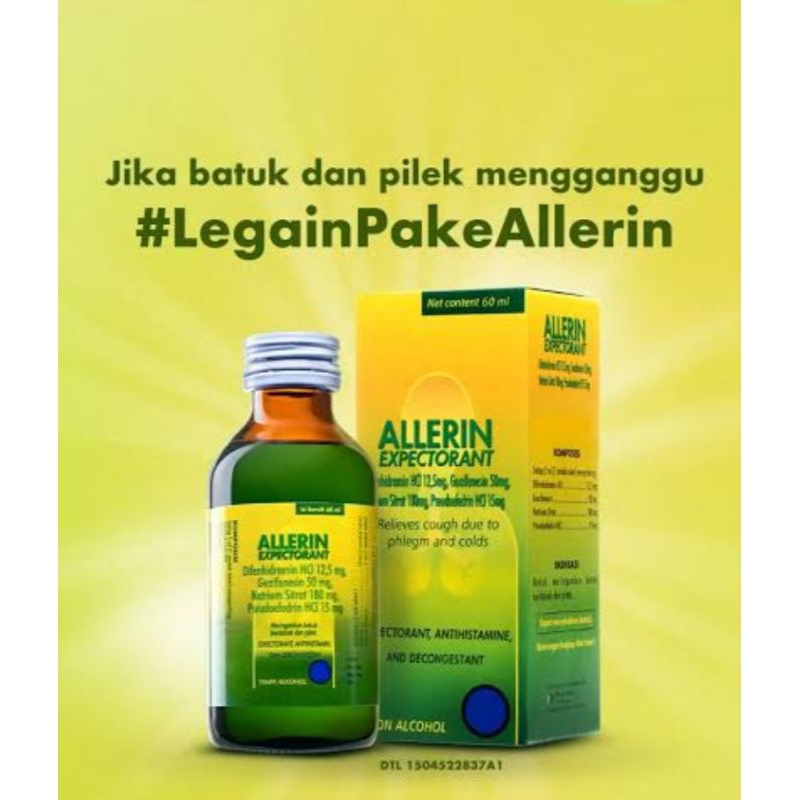 Allerin Expectorant 60Ml