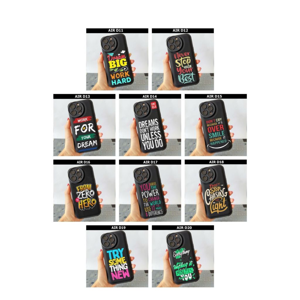 OPPO RENO 7 4G/7 5G/10/10 PRO/10 PRO PLUS CASE GAMBAR AIR KODE D011-D020 JAYA ACC