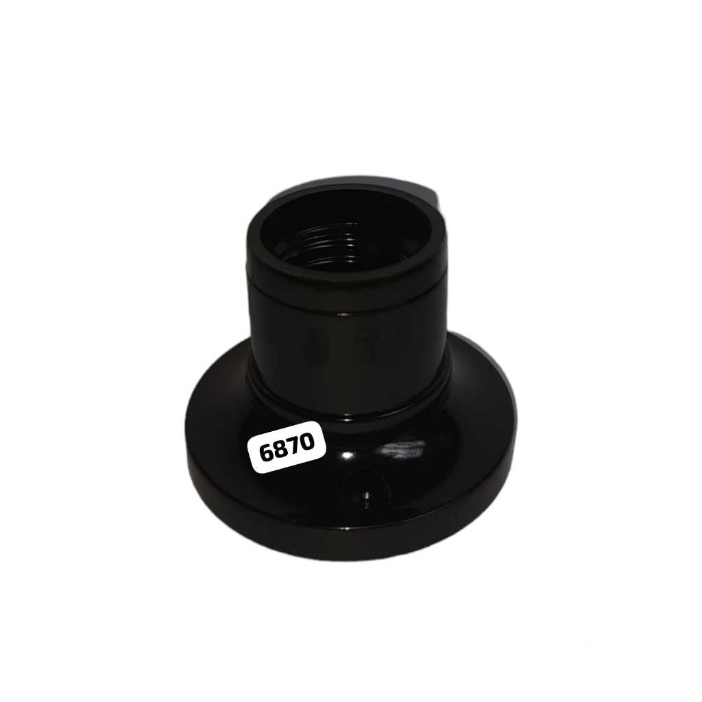 G870 FITTING LAMPU PLAFON LAMP HOLDER BLACK FITING BOHLAM LED BULAT TEMPEL E27 DOWNLIGHT OUTBOW